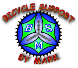 Bicycle Support by Mark Logo